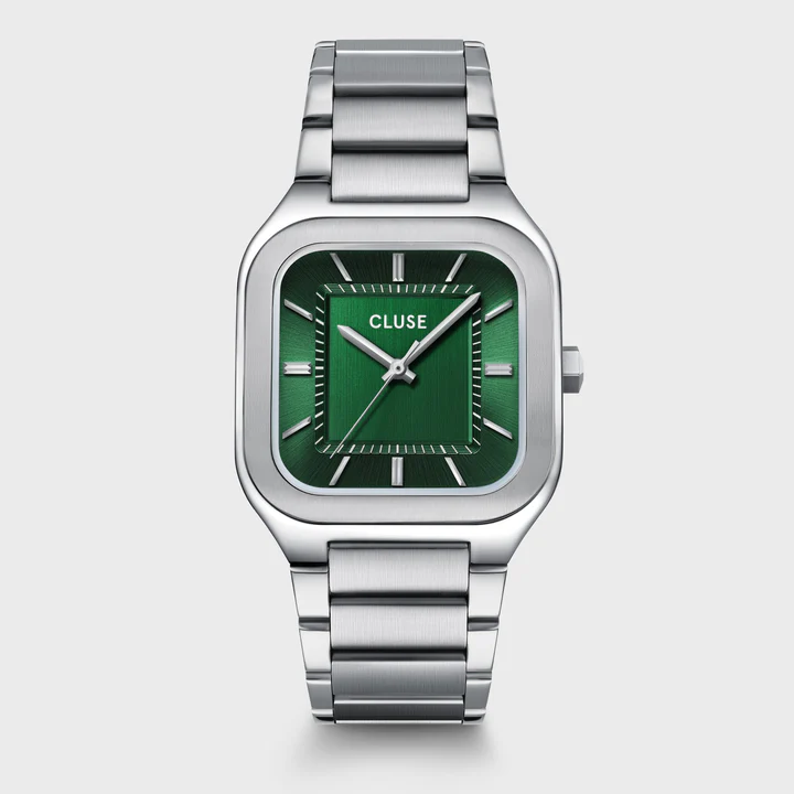 Orologio Uomo Cluse Quadrus al Quarzo con Quadrante Verde 35 mm 