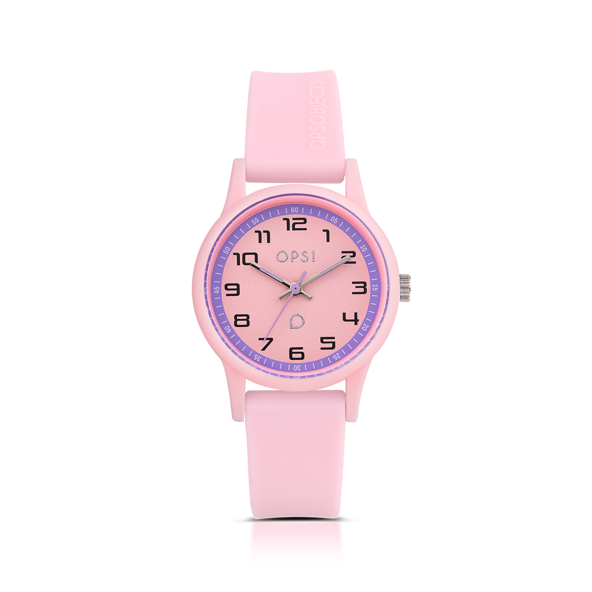 Orologio Unisex Ops Silicon Sport al Quarzo con Quadrante Rosa 31,5 mm 
