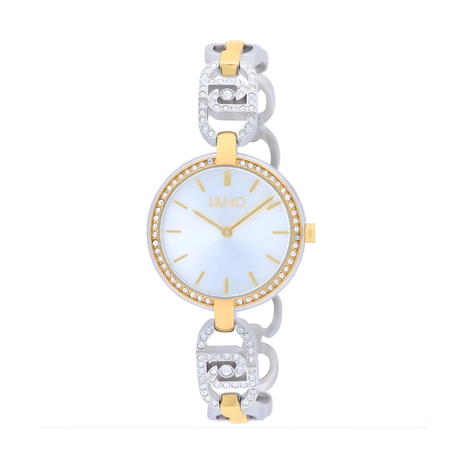 Orologio Donna Liu-Jo Identity Glare al Quarzo con Quadrante Bianco 34 mm Bracciale Acciaio/Oro