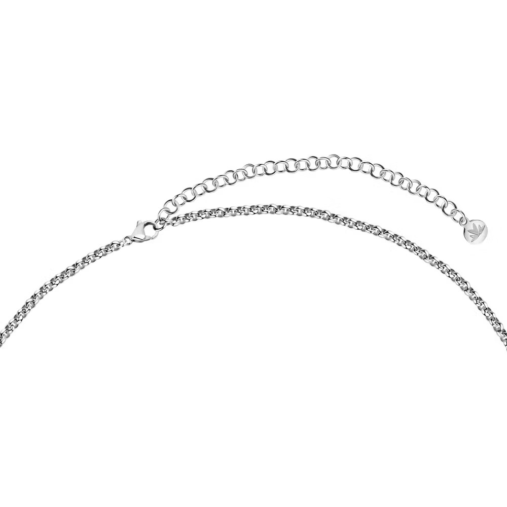 Collana Donna Chiama Angeli Morellato Talismani in Acciaio con Cuore Placcatura Oro Rosa