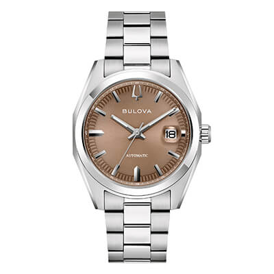 Orologio Uomo Bulova Surveyor Automatic con Quadrante Marrone 39 mm 