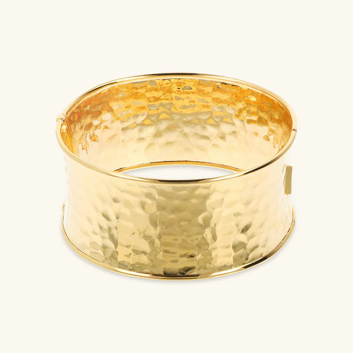 Bracciale Donna Etrusca Rigido a Fascia Martellato 