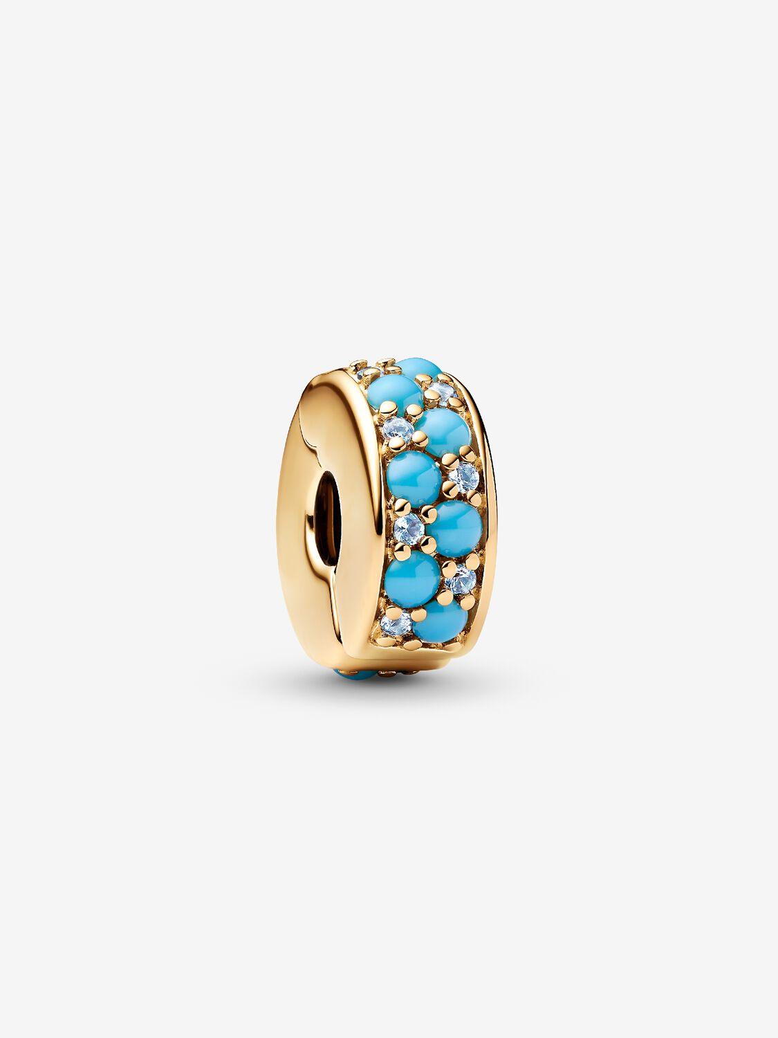 Clip Pandora Oceano Placcatura in Oro 14k