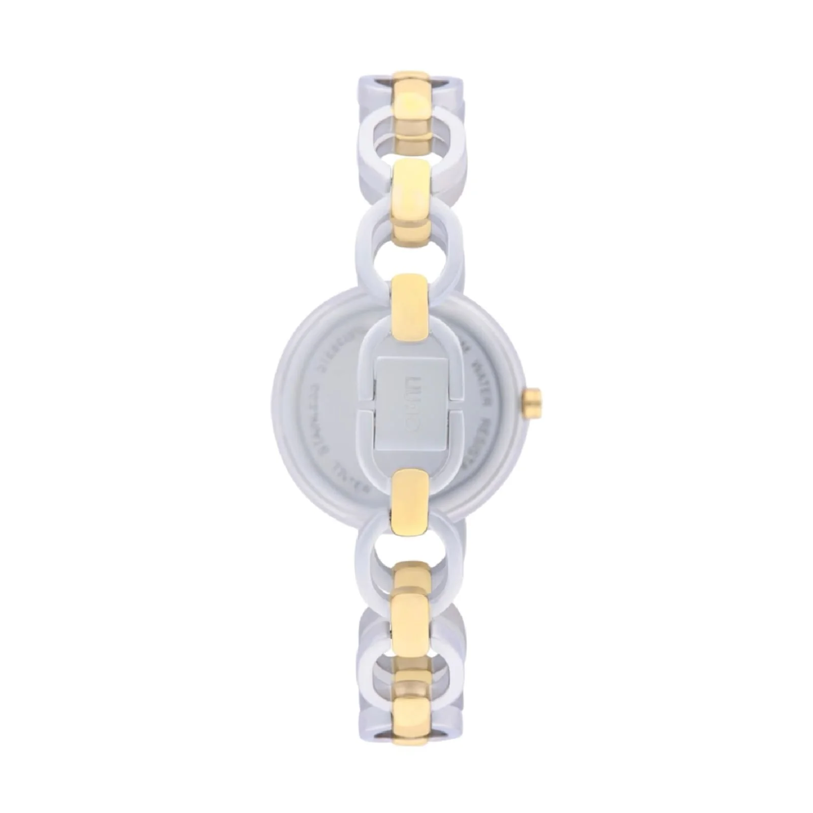 Orologio Donna Liu-Jo Identity Glare al Quarzo con Quadrante Bianco 34 mm Bracciale Acciaio/Oro