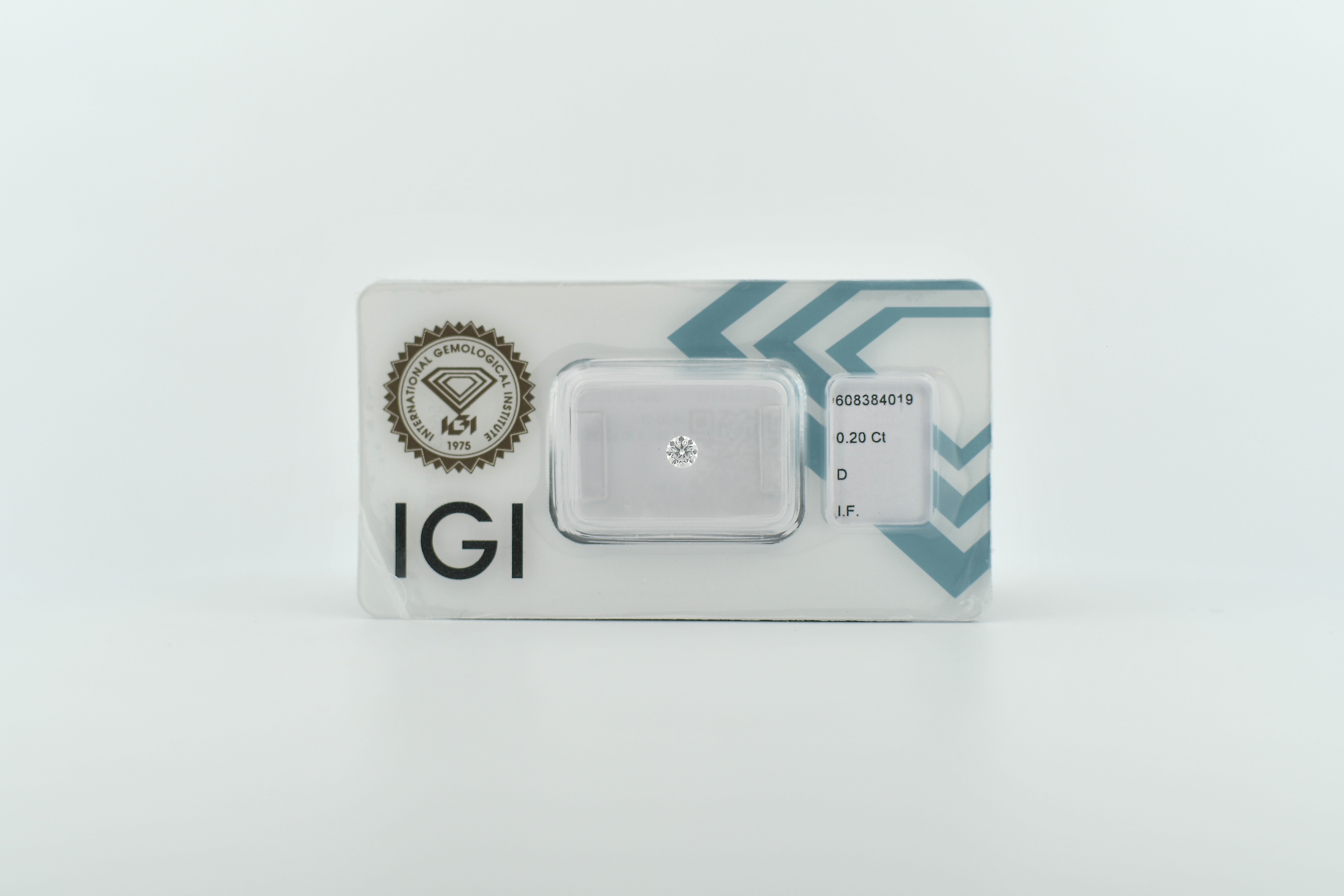 Diamante Certificato IGI Blisterato 0,20 ct D IF