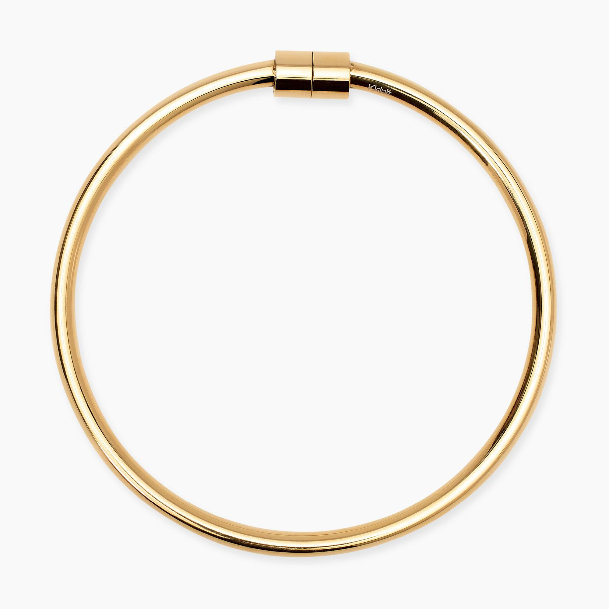 Bracciale Donna Kidult Bangle in Acciaio Dorato 