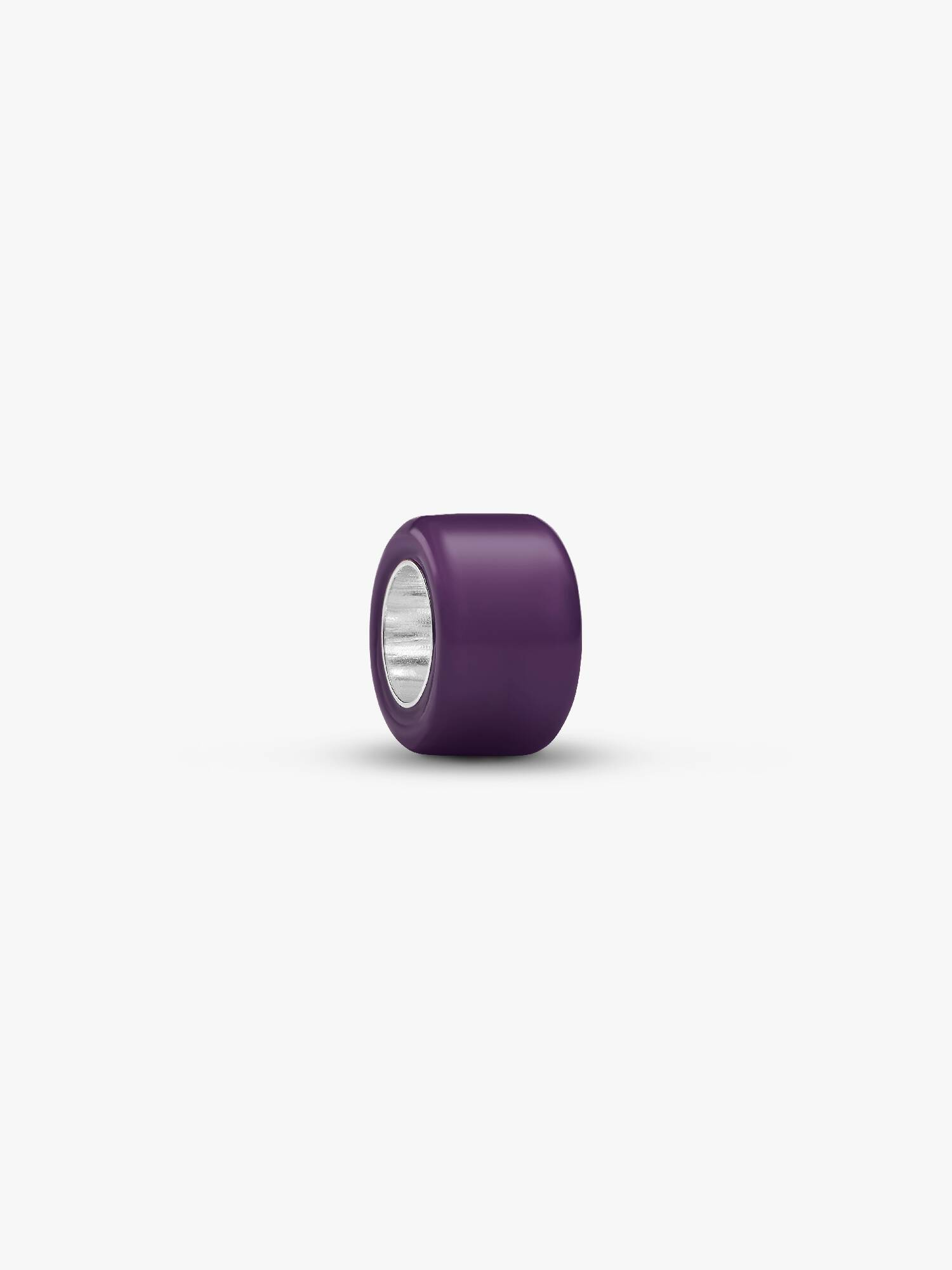 Mini Charm Pandora Vetro di Murano Viola in Argento Sterling 925 