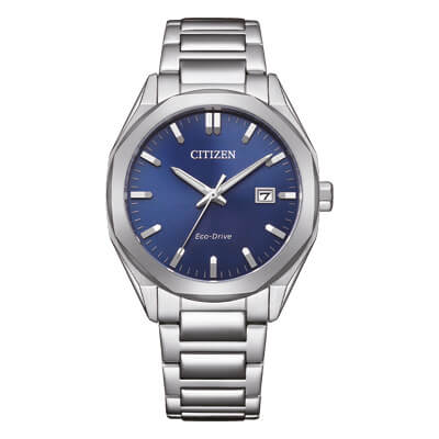 Orologio Unisex Citizen Metropolitan Of Eco Drive con Quadrante Blu 38 mm 