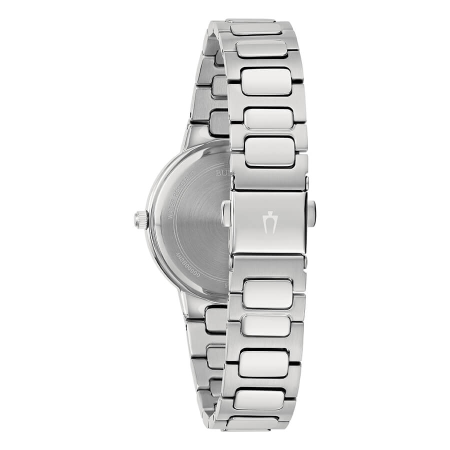 Orologio Donna Bulova Classic Elegant al Quarzo con Quadrante Azzurro 32 mm