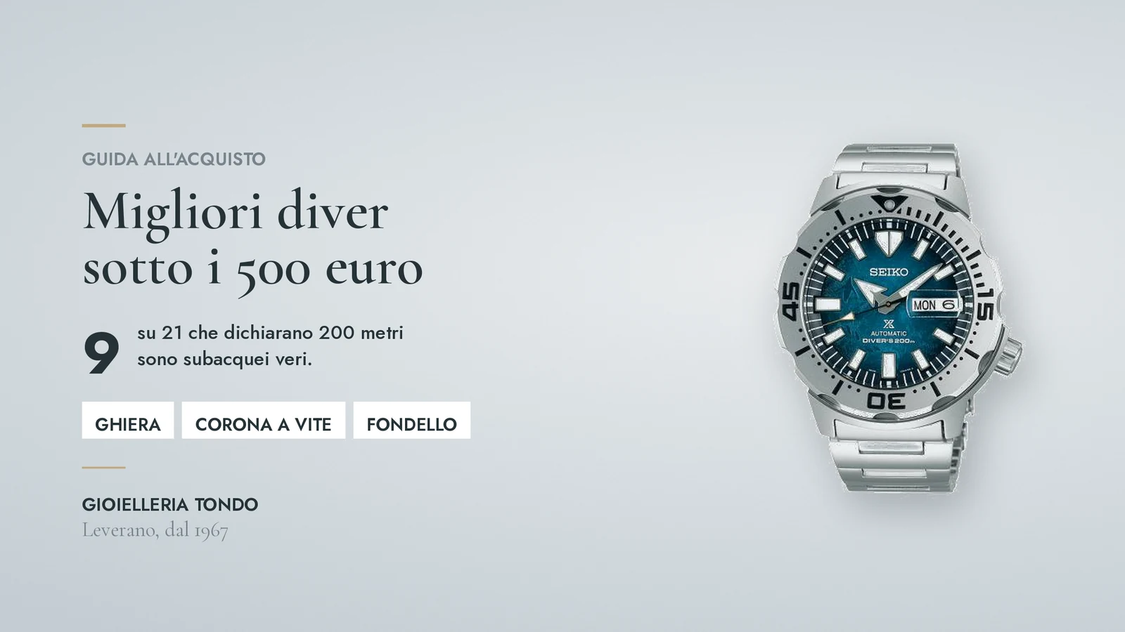 Migliori diver sotto i 500 euro: i 9 che lo sono davvero