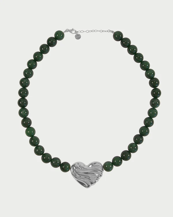Girocollo Donna Rue Des Mille Giada Verde Cuore Bold 
