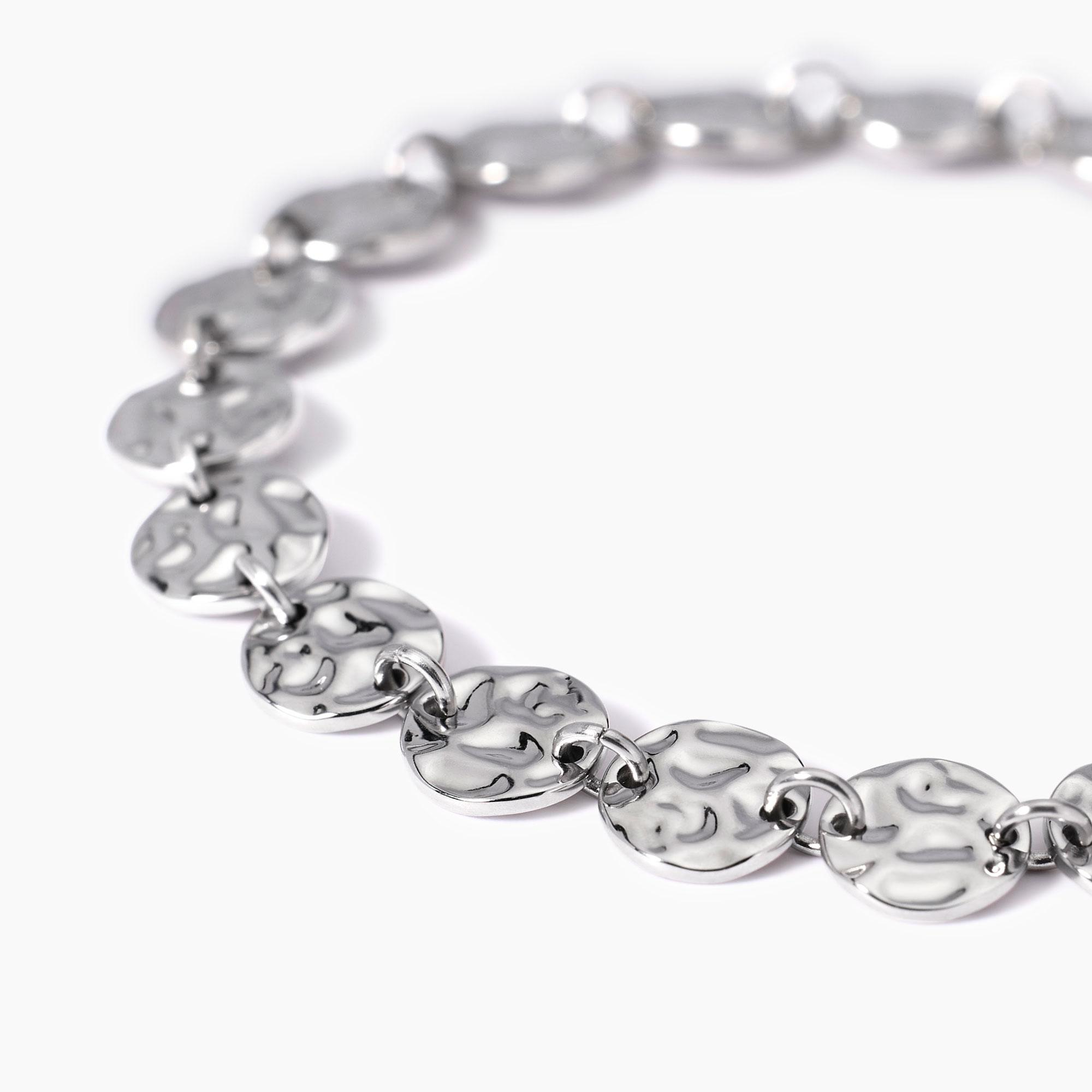 Bracciale Donna Kidult con Tondi Effetto Martellato 