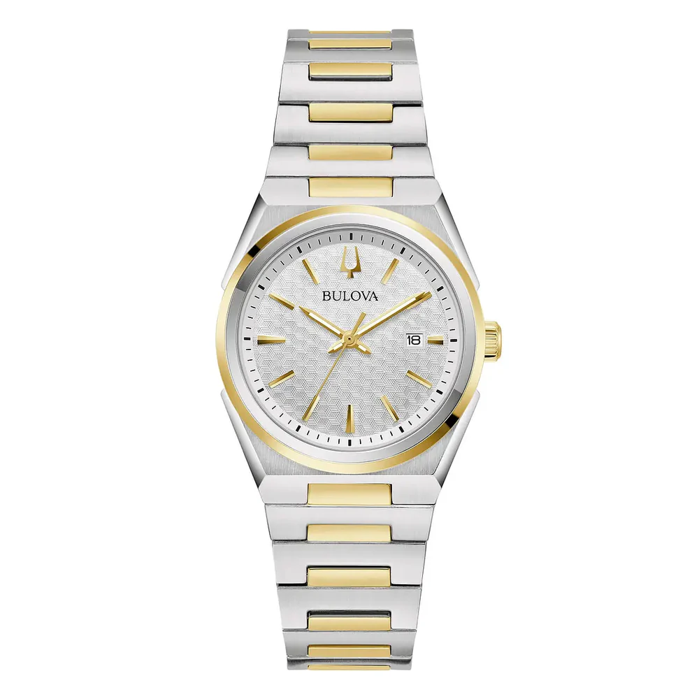 Orologio Donna Bulova Classics Lady al Quarzo con Quadrante Silver 28 mm 