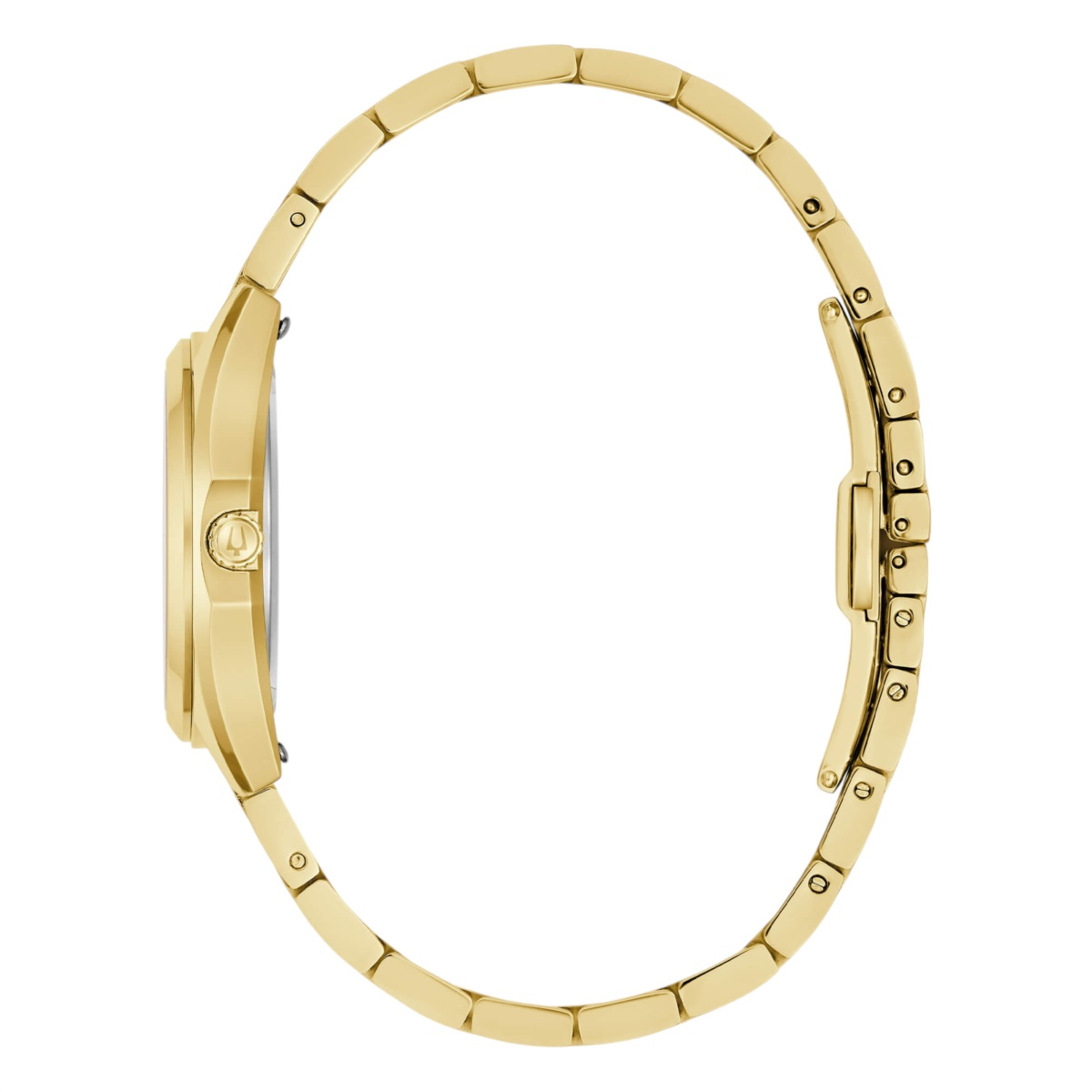 Orologio Donna Bulova Surveyor Lady al Quarzo con Quadrante Bianco 31 mm Cinturino Dorato