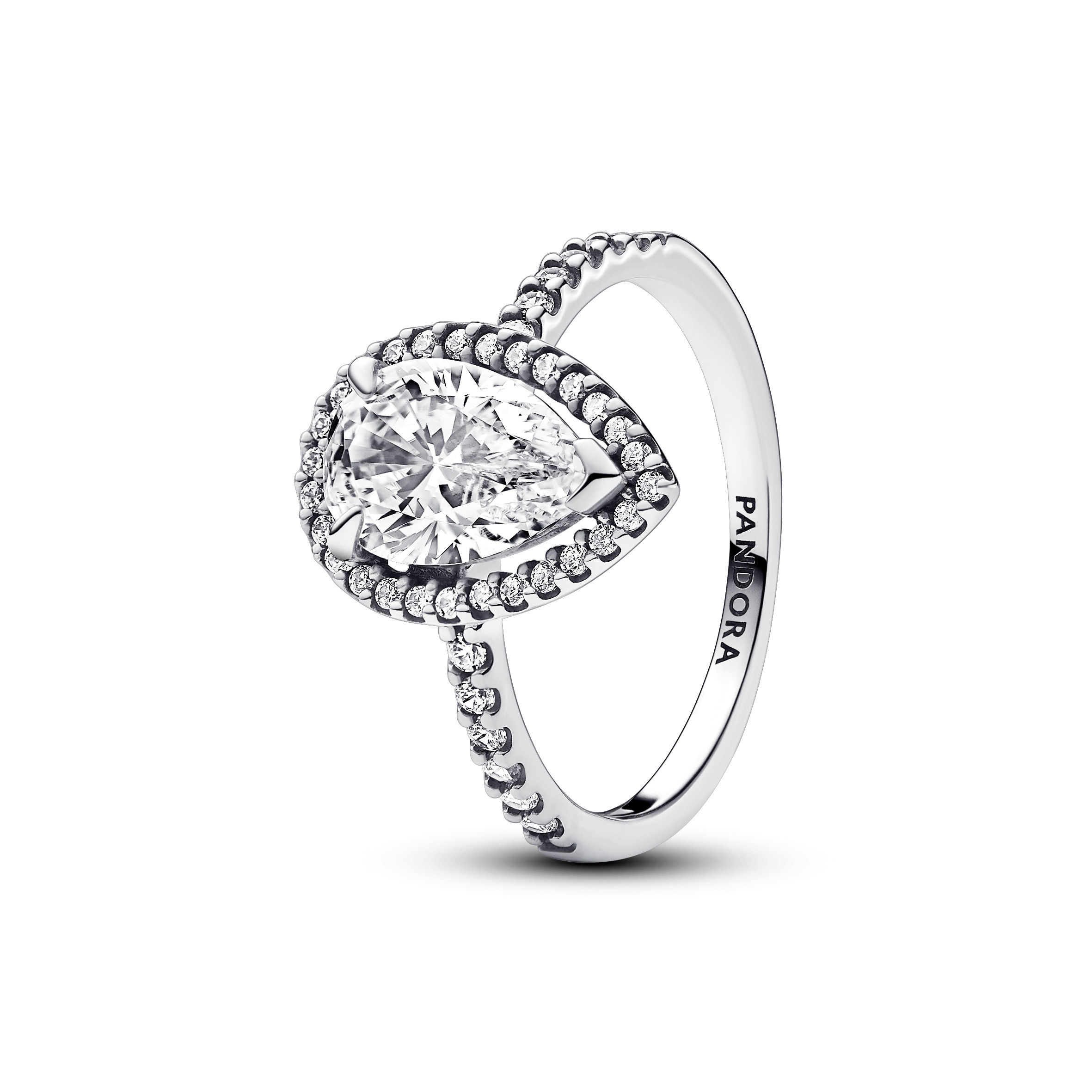 Anello Pandora Punto Luce Goccia Grande