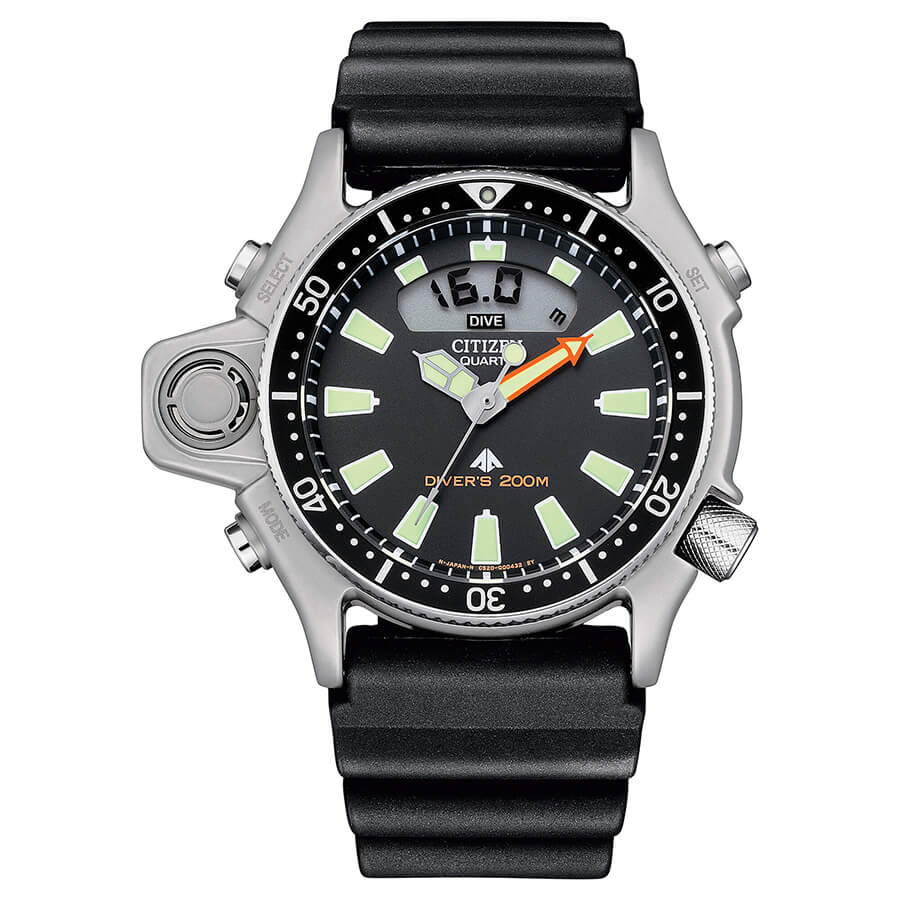 Orologio Uomo Citizen Promaster Aqualand I Limited Edition al Quarzo con Quadrante Nero 44 mm 