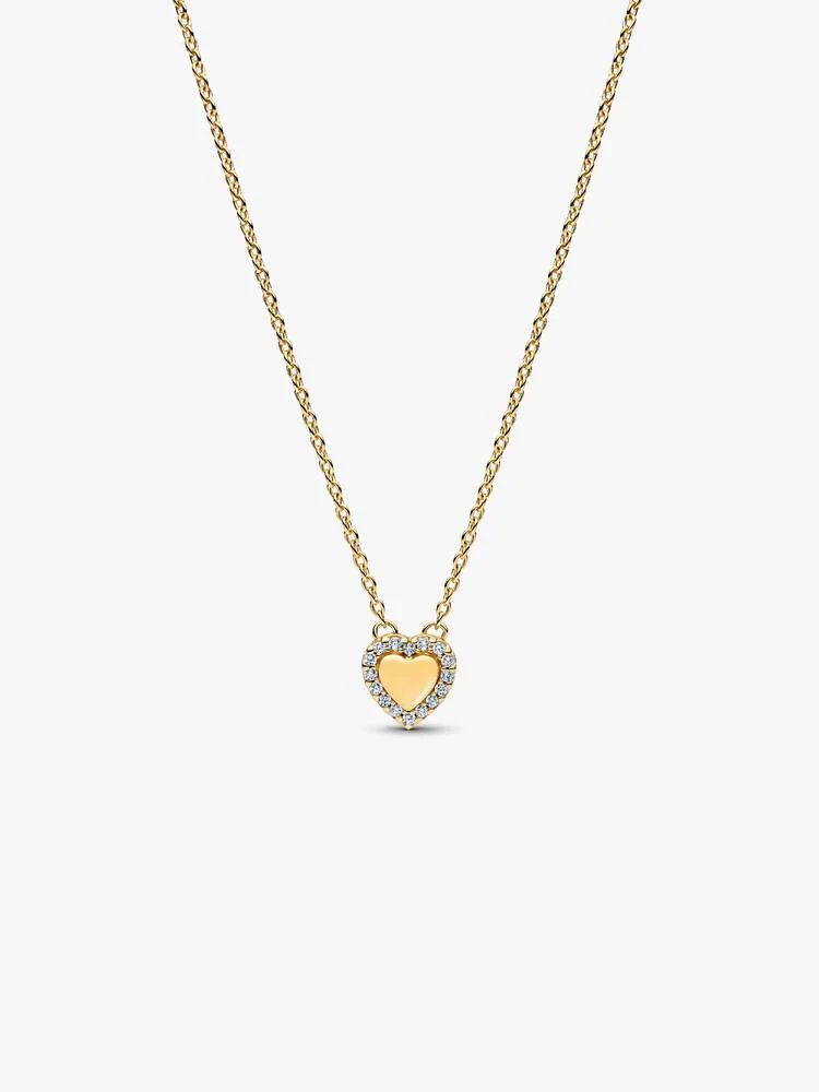 Collana Pandora Cuore e Pavè da Incidere