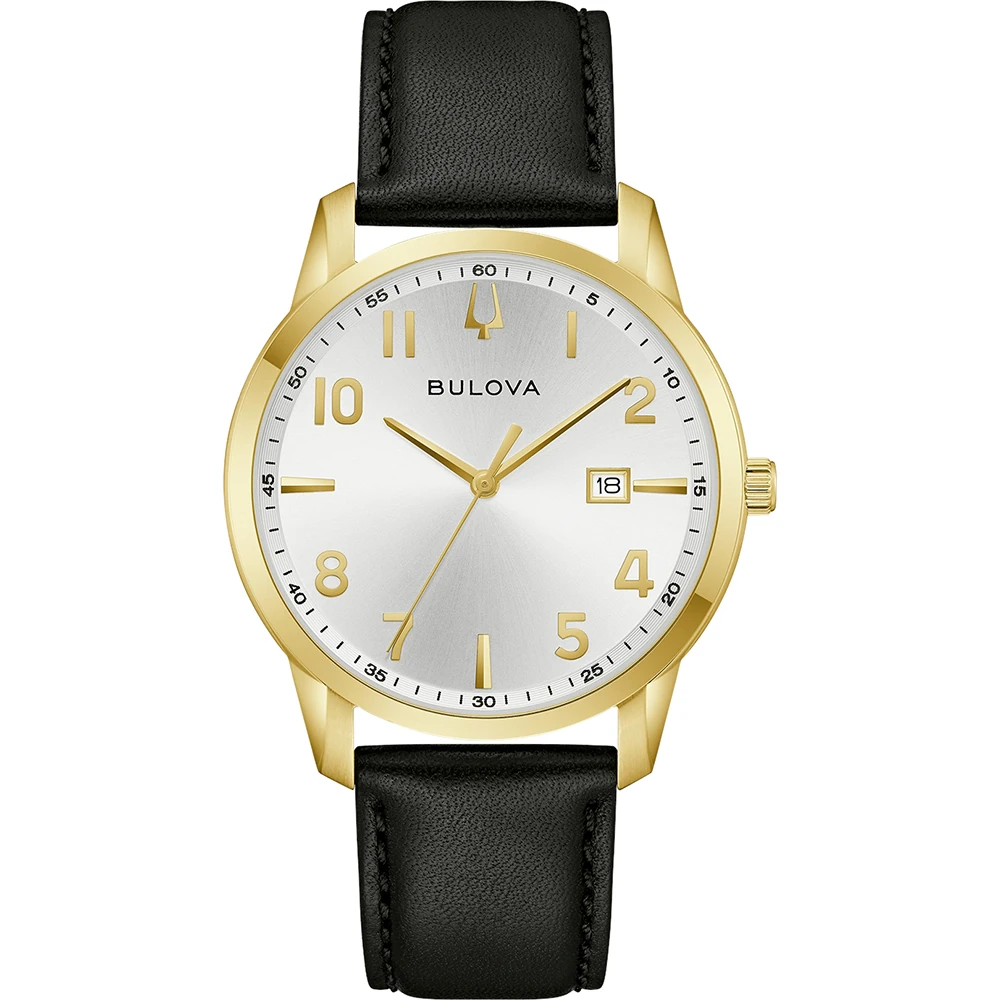 Orologio Uomo Bulova Classic Gent al Quarzo con Quadrante Silver 40 mm 