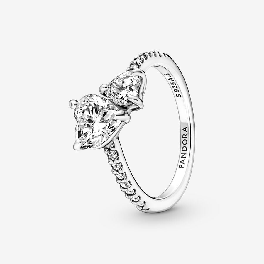 Anello Pandora Unione di Cuori Misura 52